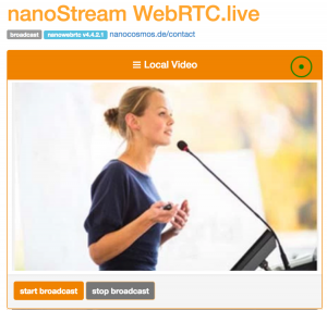 WebRTC.live demo
