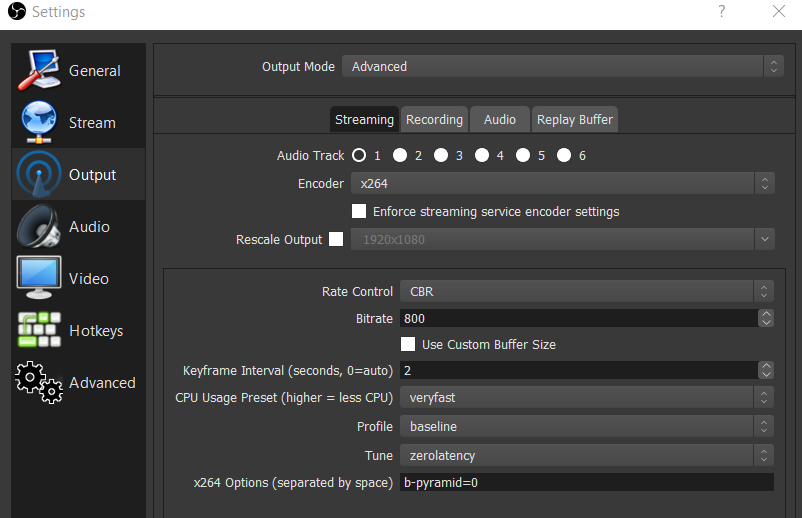 How To Use Obs For Low Latency Live Encoding To Nanostream Cloud Nanocosmos Blog