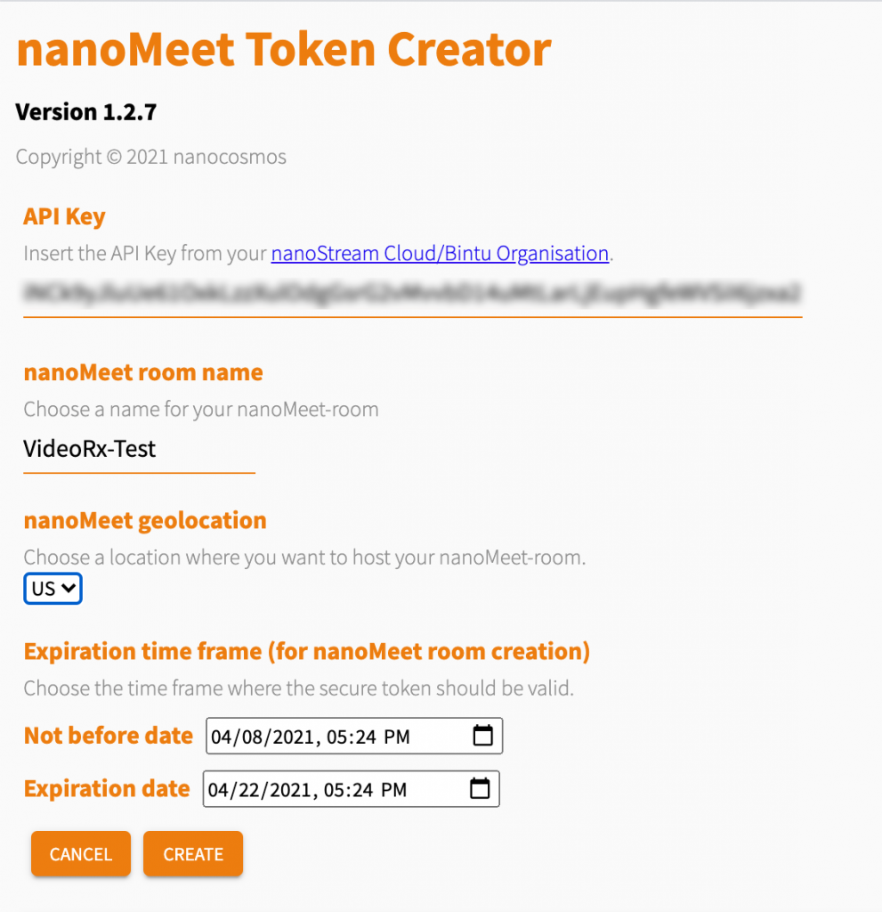 nanoMeet Token Creator