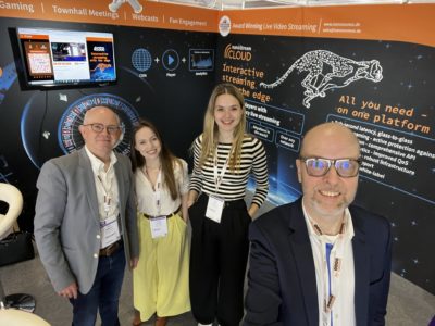 nanocosmos team at ICE London 2022