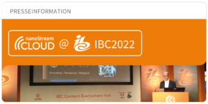 Presseinformation IBC Thumbnail