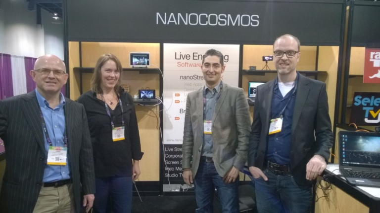 nanocosmos' team at NAB Show 2013
