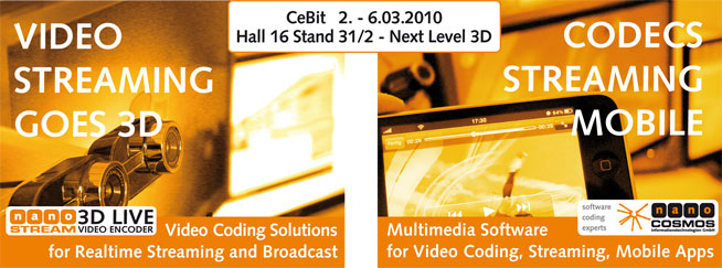 Announcement regarding CeBit Trade Show 2010, Germany